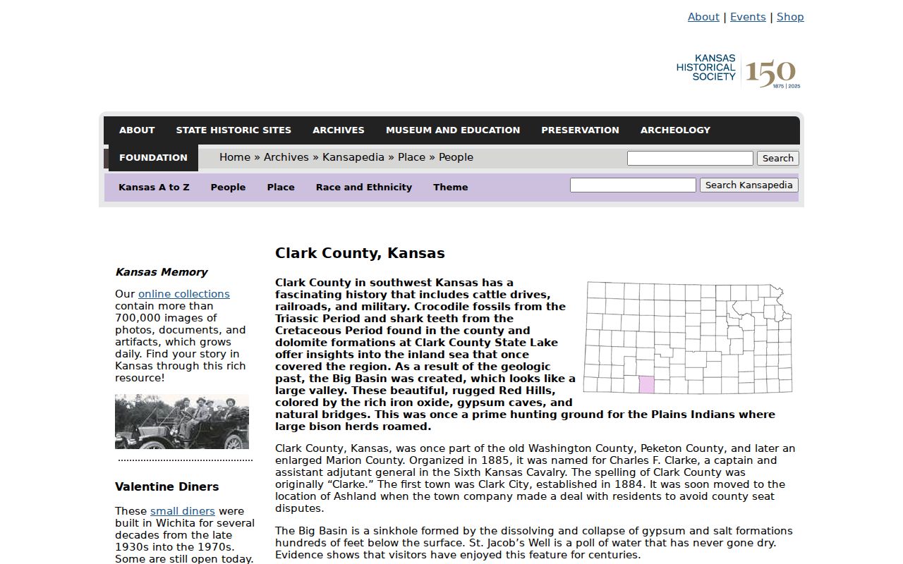 Clark County court docket history